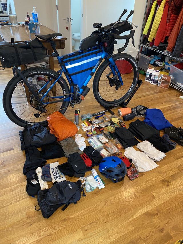 Tour Divide bike + gear