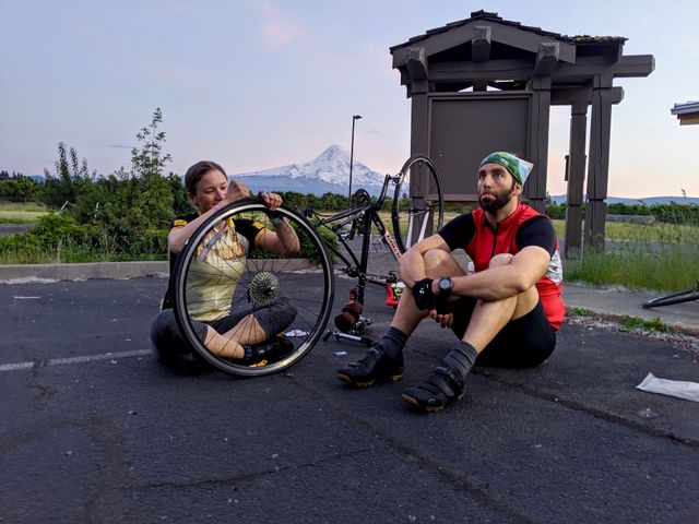 Tube Repair at Hood River Ranger Station