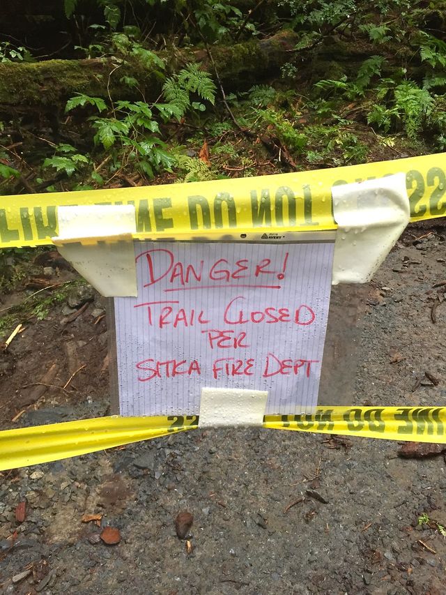 Gavan Hill Trail - Landslide Closure